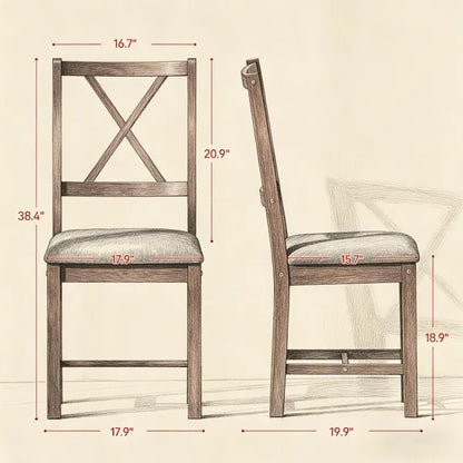 2 Pcs Dining Chair - view 2