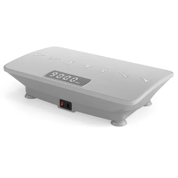 Gray Full Body Vibration Plate Exercise Machine, 10 Adjustable Speed Levels With Remote Control & Music Function - view 5