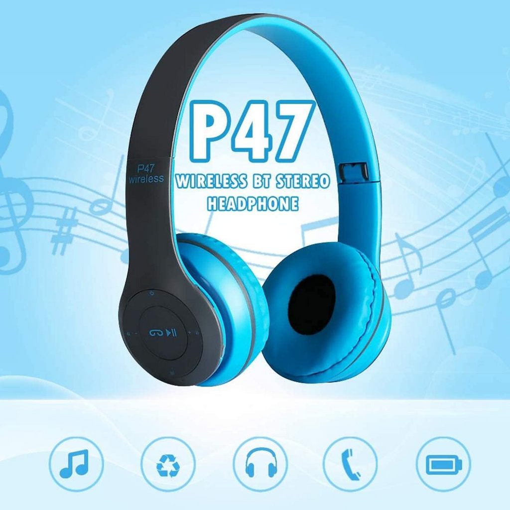 Audífonos Bluetooth over-ear con radio FM