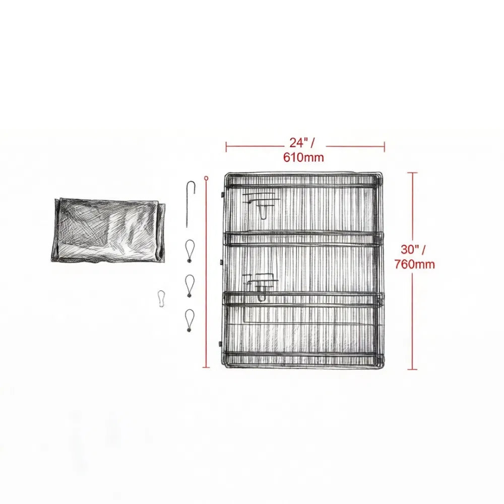 Dog House with Easy to Clean and Space-Saving for Outdoor - view 6