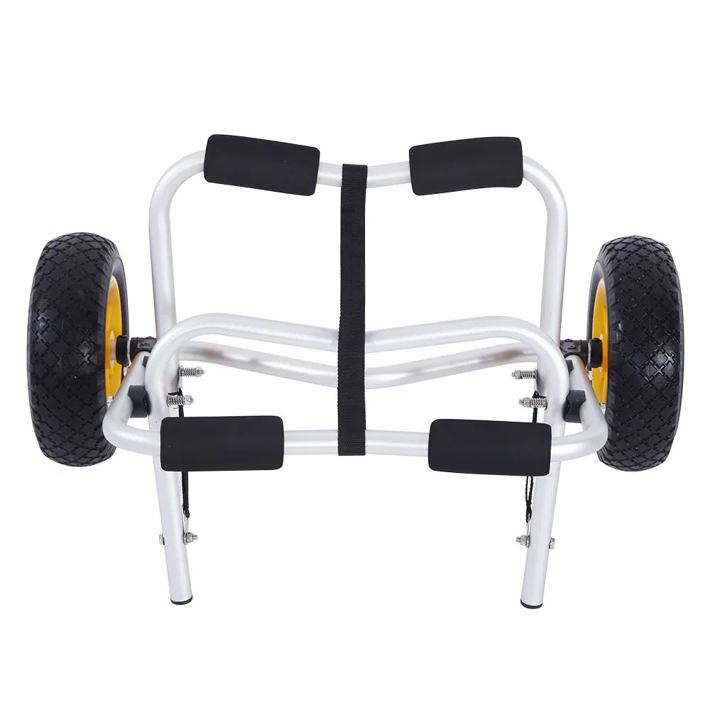 1.5MM Plug Pin Aluminum Alloy Canoeing Trailer Cart Silver - view 6
