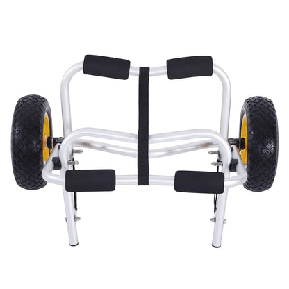 1.5MM Plug Pin Aluminum Alloy Canoeing Trailer Cart Silver - view 6