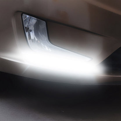 2Pcs LED Daytime Running Lights Car LED COB DRL Fog Lights IP45 Waterproof LED Strip Fog Day Driving Lamp Sticker - view 10