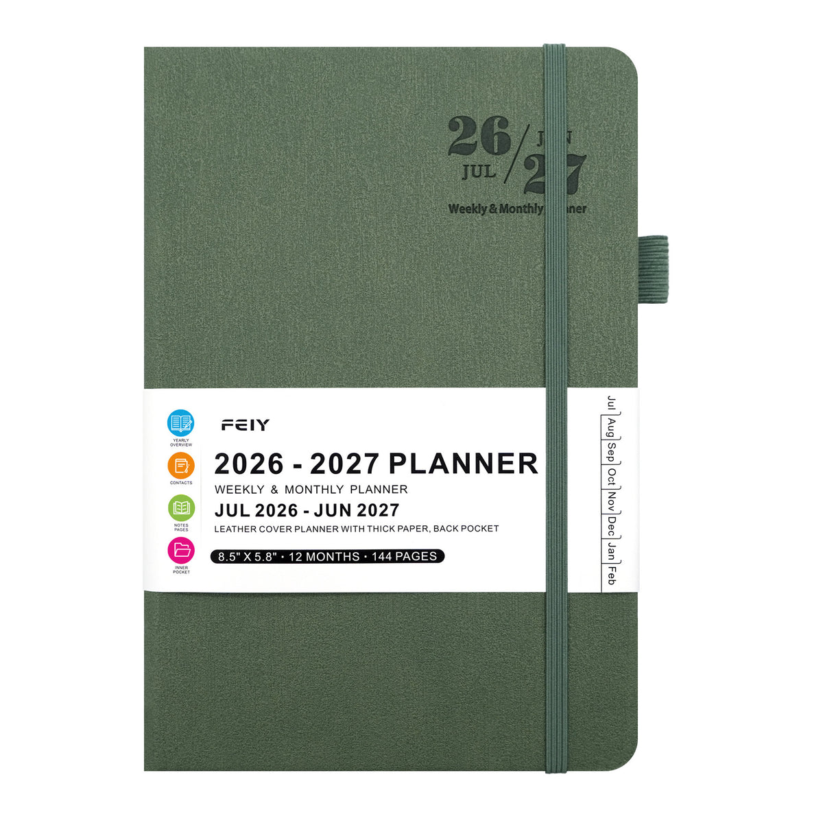 2026-2027 English Weekly Planner Notebook - view 6