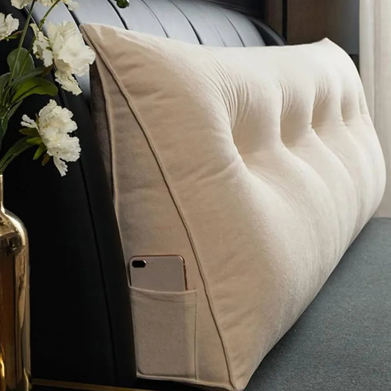 Triangle Reading Cushion With A Button-180x50x20cm
