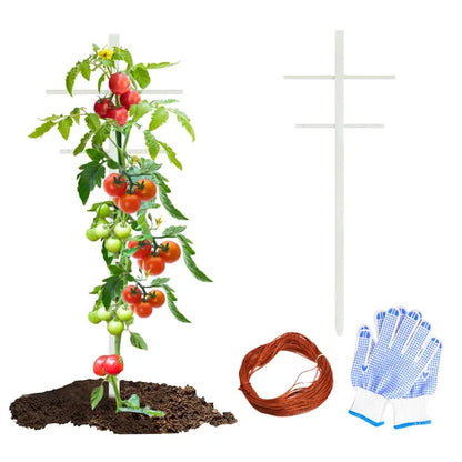 1PC 7FT Hollow T-profile Climbing Trellis, Stable And Durable, Perfect For Climbing Plants, A Modern Garden Decoration.