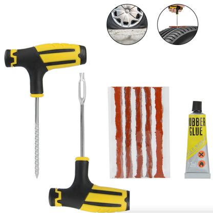 68pc Tire Repair Kit DIY Flat Tire Repair Car Truck Motorcycle Home Plug Patch - view 3