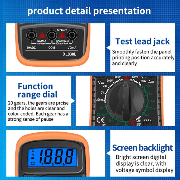 Handheld Intelligent Multifunctional Measuring Instrument - view 2