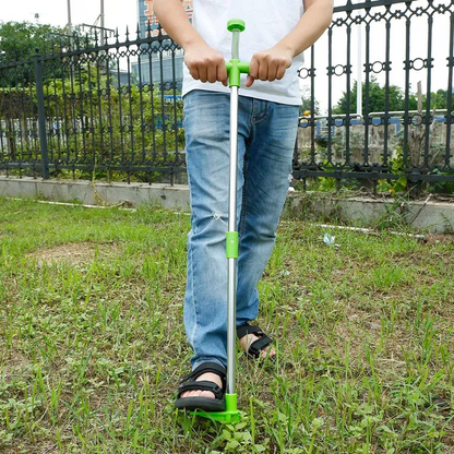 Weed Puller Twister Stand Up Root Removal Hand Tool 3 Claws Aluminum