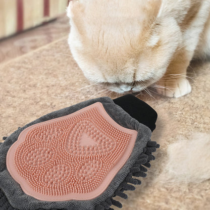 Pet Bathing Brush 2-in-1 Grooming Glove Elegant Dog Grooming Tool For Brushing, Massaging - view 8