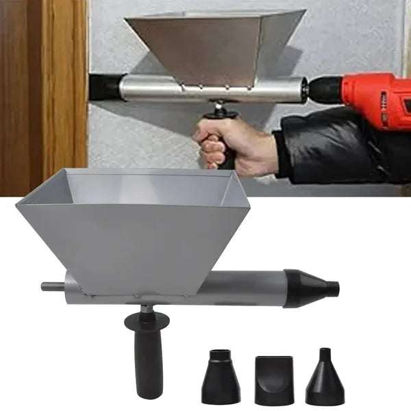 Easy-to-Use Cement Sprayer Gun With 4 Interchangeable Nozzles - Stainless Steel - view 5