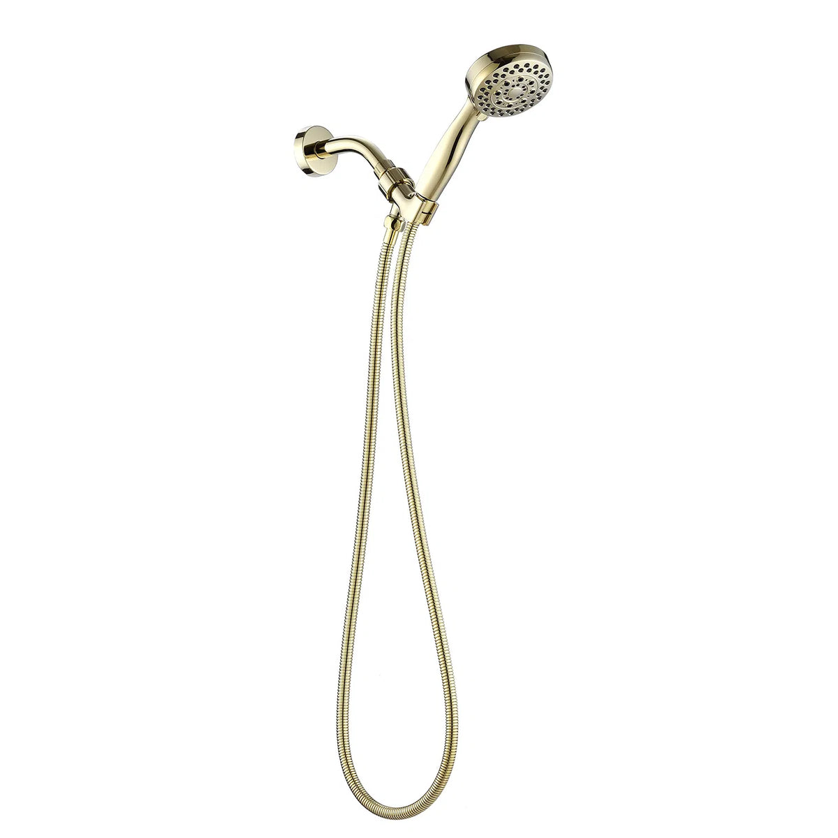 Handheld Shower Head with Hose High Pressure Shower Heads, Gold - view 5