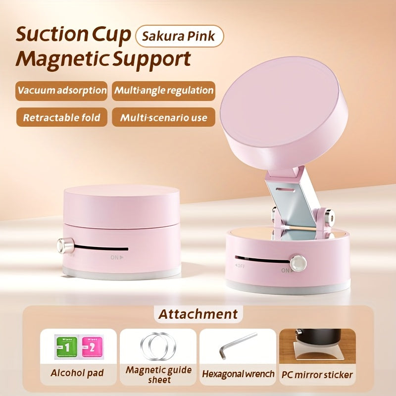 Ultra Magnetic Phone Holder Foldable Car Phone Mount Dashboard Phone Bracket 360 Degree Rotation Vacuum Suction Cup GPS - view 8