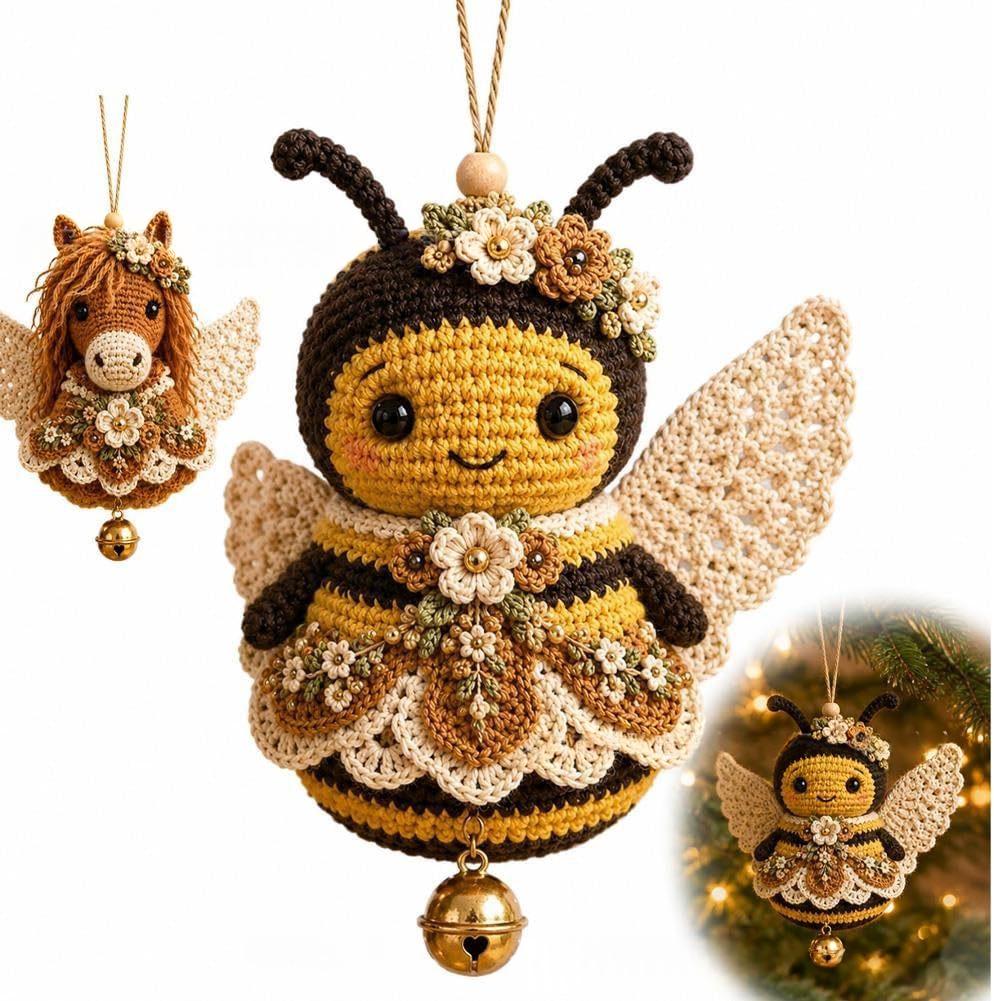 Animal Angel Crochet Ornament DIY Kit - view 6