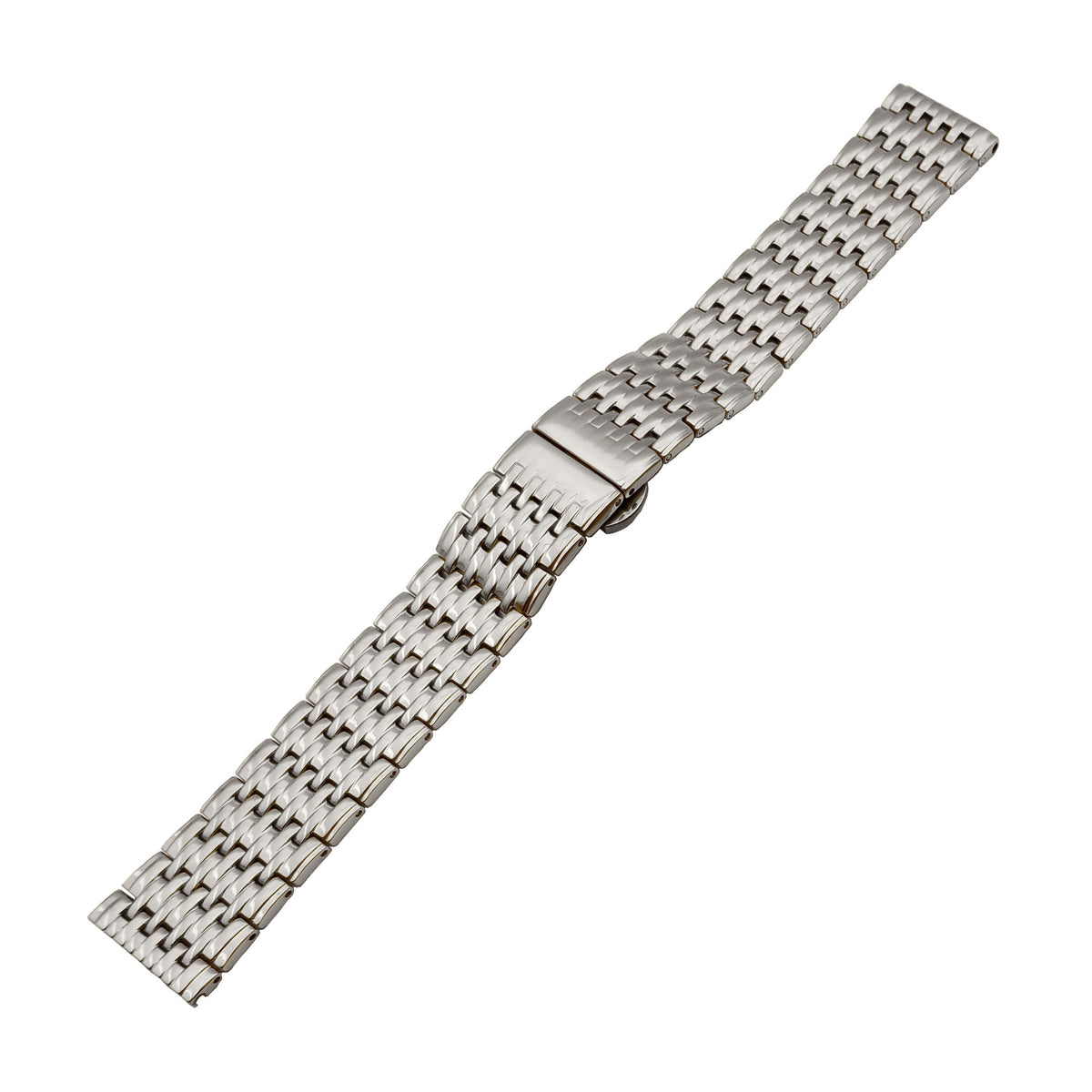 Watch Band Stainless Steel Watch Band Watch Bracelet Double Click Butterfly Buckle Strap - view 5