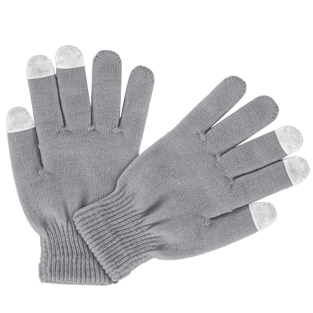 3 Color Options -- 1 Pair Unisex Winter Knit Gloves Touchscreen Outdoor Windproof Cycling Skiing Warm Gloves - view 3