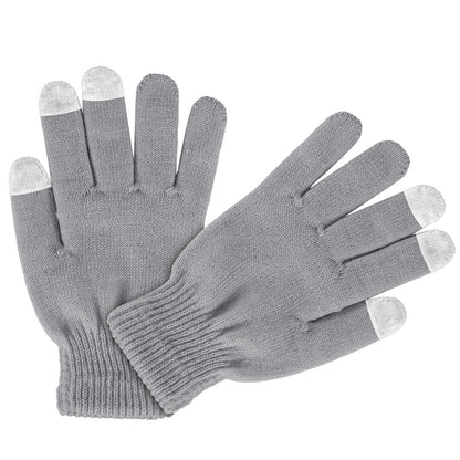 3 Color Options -- 1 Pair Unisex Winter Knit Gloves Touchscreen Outdoor Windproof Cycling Skiing Warm Gloves - view 3