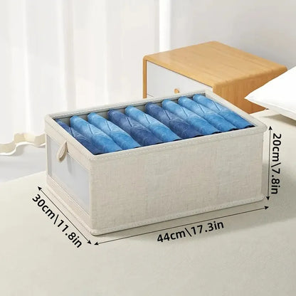 Foldable Clothes Storage Box With Viewing Window - Heavy-Duty Organizer Box, Stackable Closet Organizer For Wardrobe - view 4