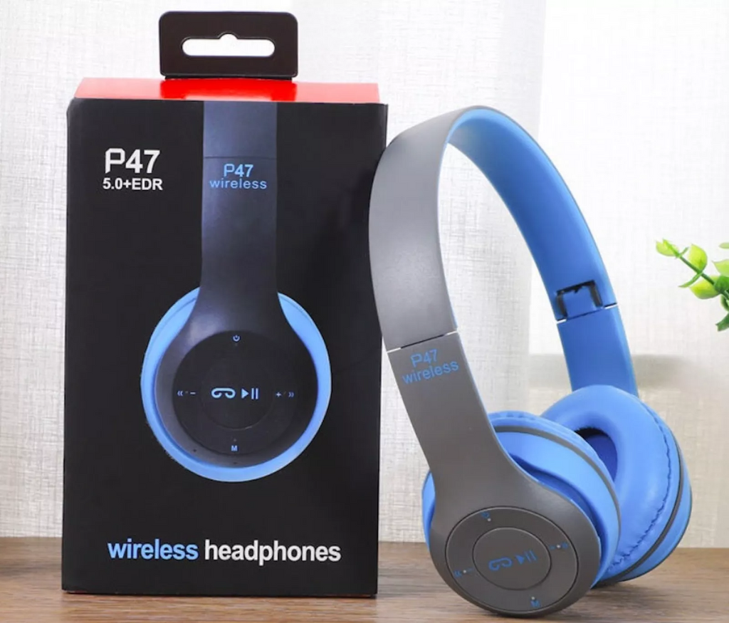 Audífonos Bluetooth over-ear con radio FM