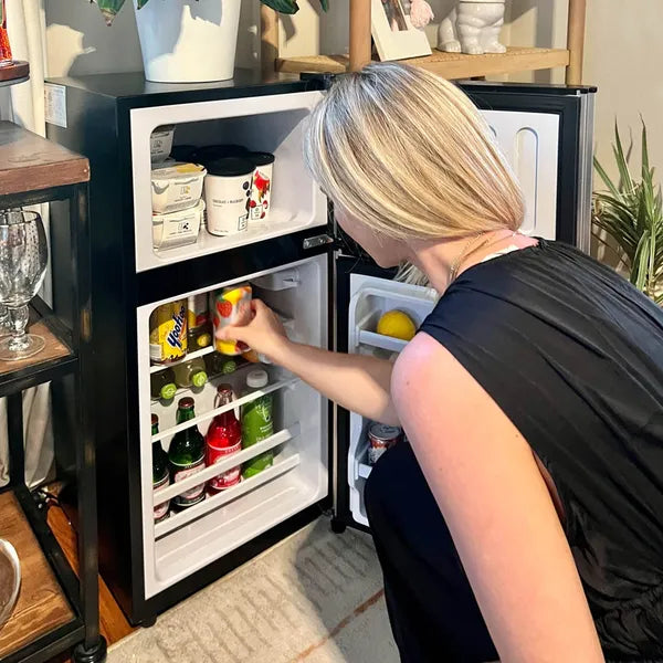 KRIB BLING 3.5Cu.Ft Compact Refrigerator Mini Fridge With Freezer, Small Refrigerator With 2 Door - view 4